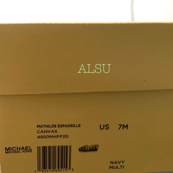 Michael Kors Mathilde Espadrille Canvas Navy Women - Picture 10 of 10